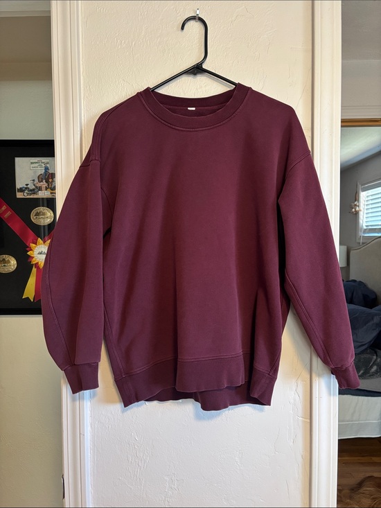 lululemon athletica Tops - lululemon athletica Women's Crewneck Sweatshirt - Maroon